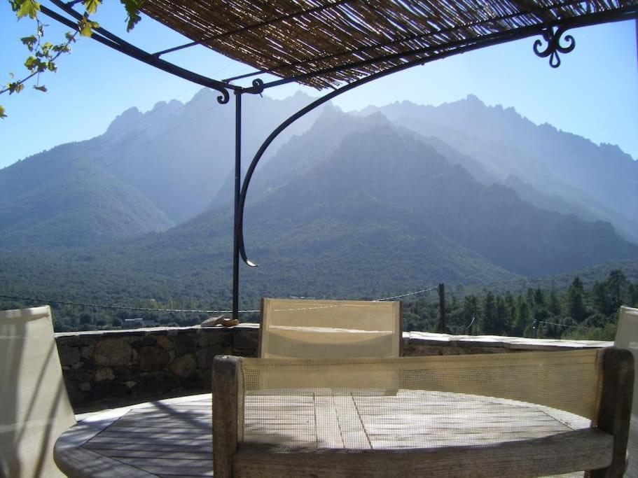 Le Capu Biancu-Location Avec Vue Proche Des Gorges De L Asco Entre Mer Et Montagne Moltifao Exterior photo