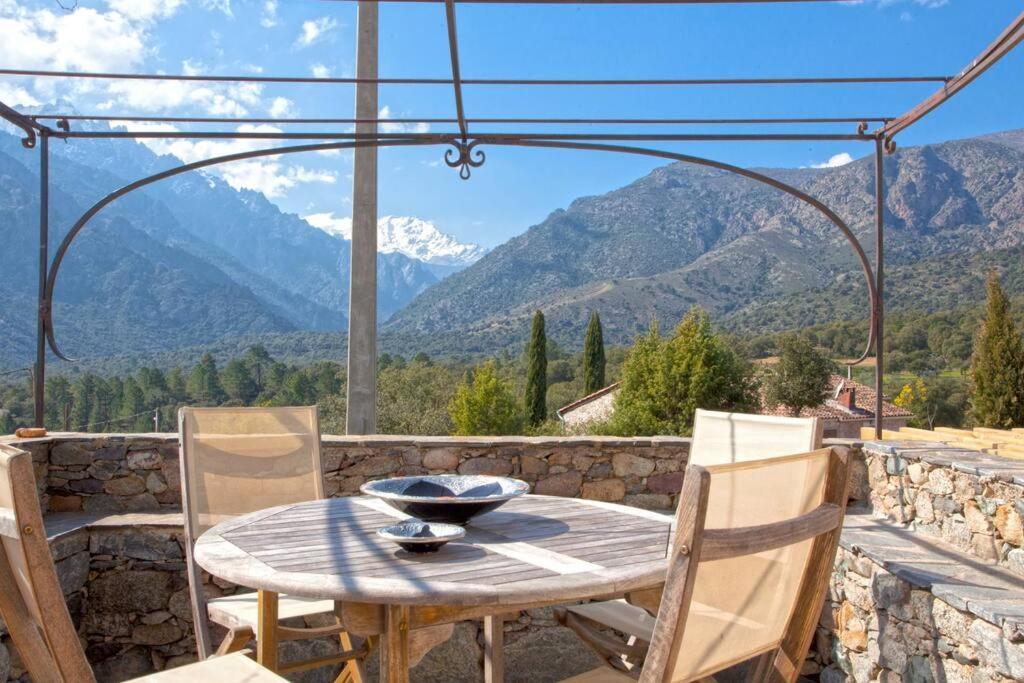Le Capu Biancu-Location Avec Vue Proche Des Gorges De L Asco Entre Mer Et Montagne Moltifao Exterior photo